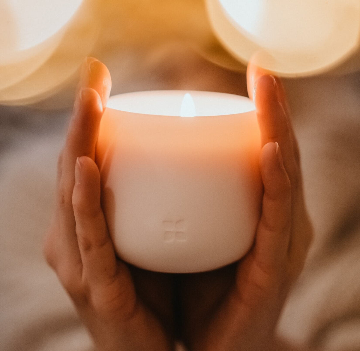 Porcelain candle